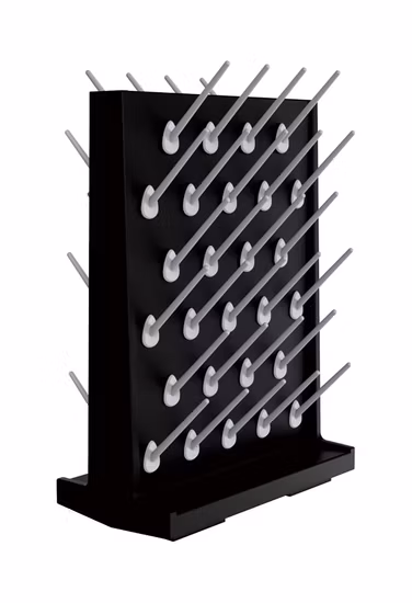 Popular Wall Mounted MDF Pegboard with Hardware Hooks for Retail Shop Wall System, Like Coffee Shop, Stationery Shop, Toy Store, Gift Store.