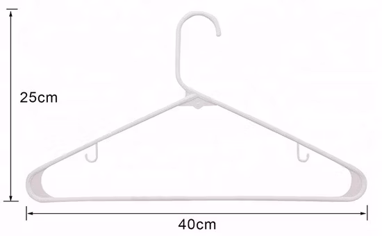 Amazon Non-Slip Travel Plain Colorful Plastic Clothes Clothing Shirt Garment Hanger Rack for Supermarkets