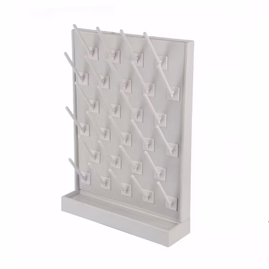 Popular Wall Mounted MDF Pegboard with Hardware Hooks for Retail Shop Wall System, Like Coffee Shop, Stationery Shop, Toy Store, Gift Store.